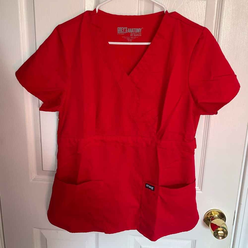 Red Grey’s Anatomy Profesional Wear by Barco SizeM